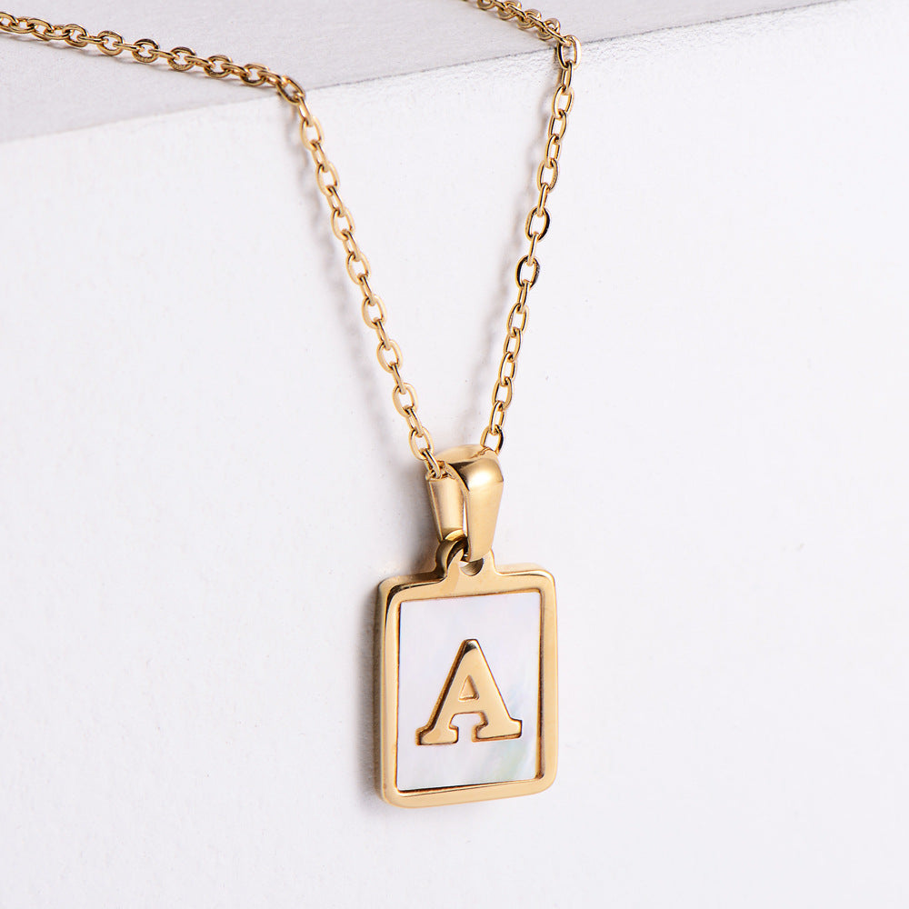 Integrity Letter Necklace