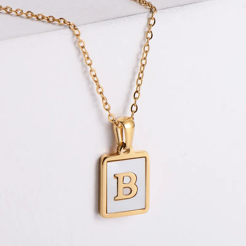 Integrity Letter Necklace