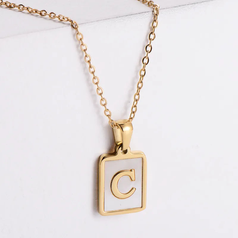 Integrity Letter Necklace