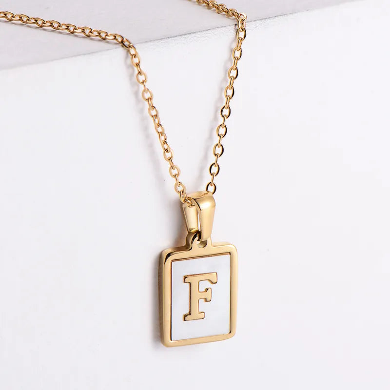 Integrity Letter Necklace