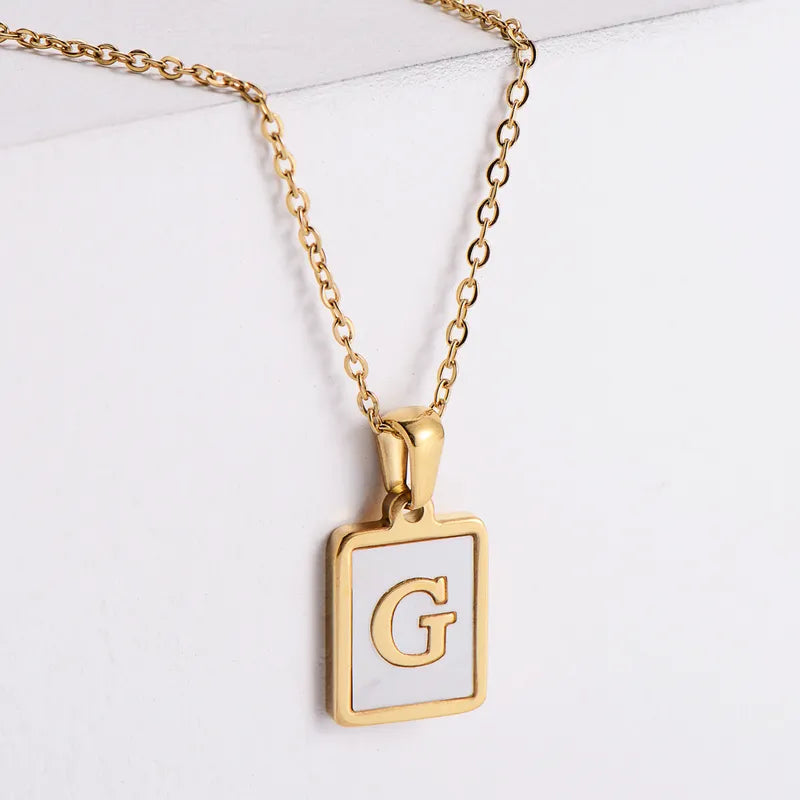 Integrity Letter Necklace