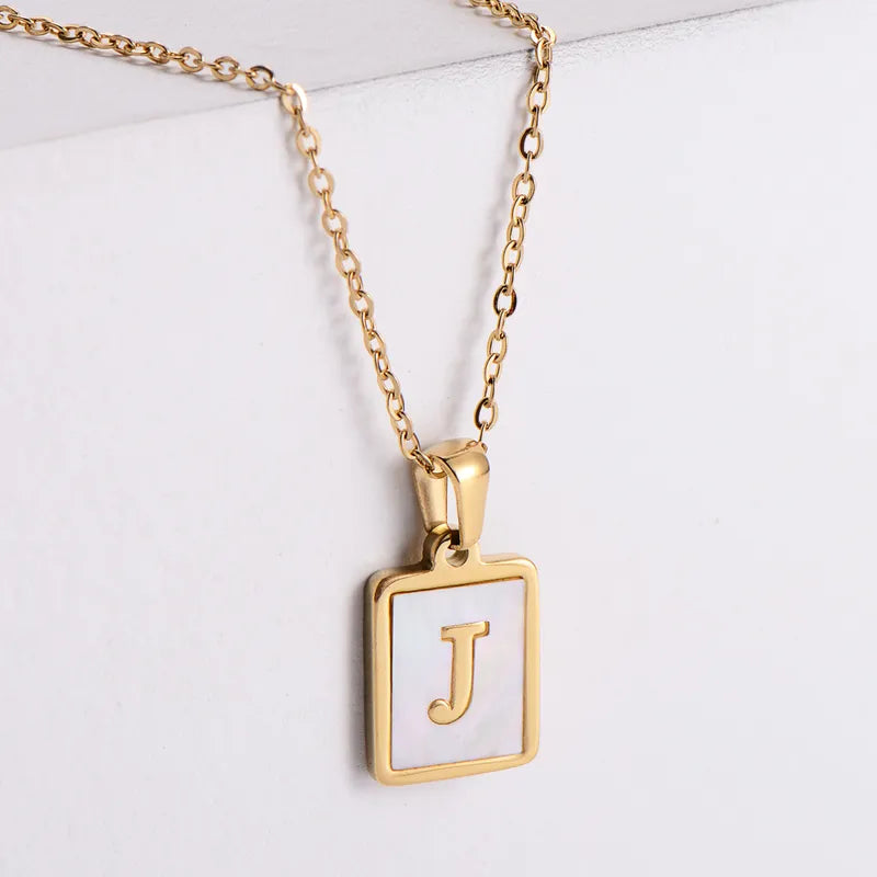 Integrity Letter Necklace