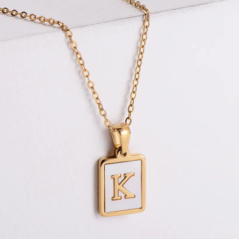 Integrity Letter Necklace