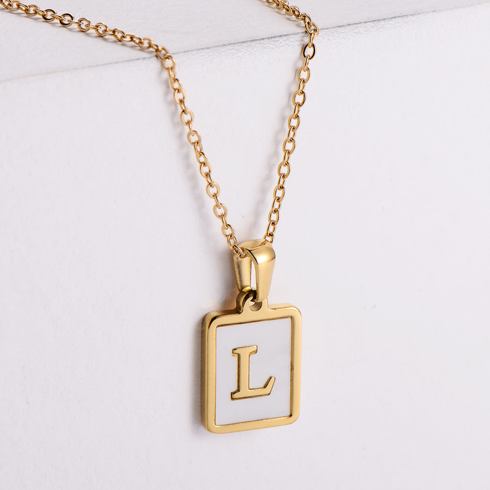 Integrity Letter Necklace