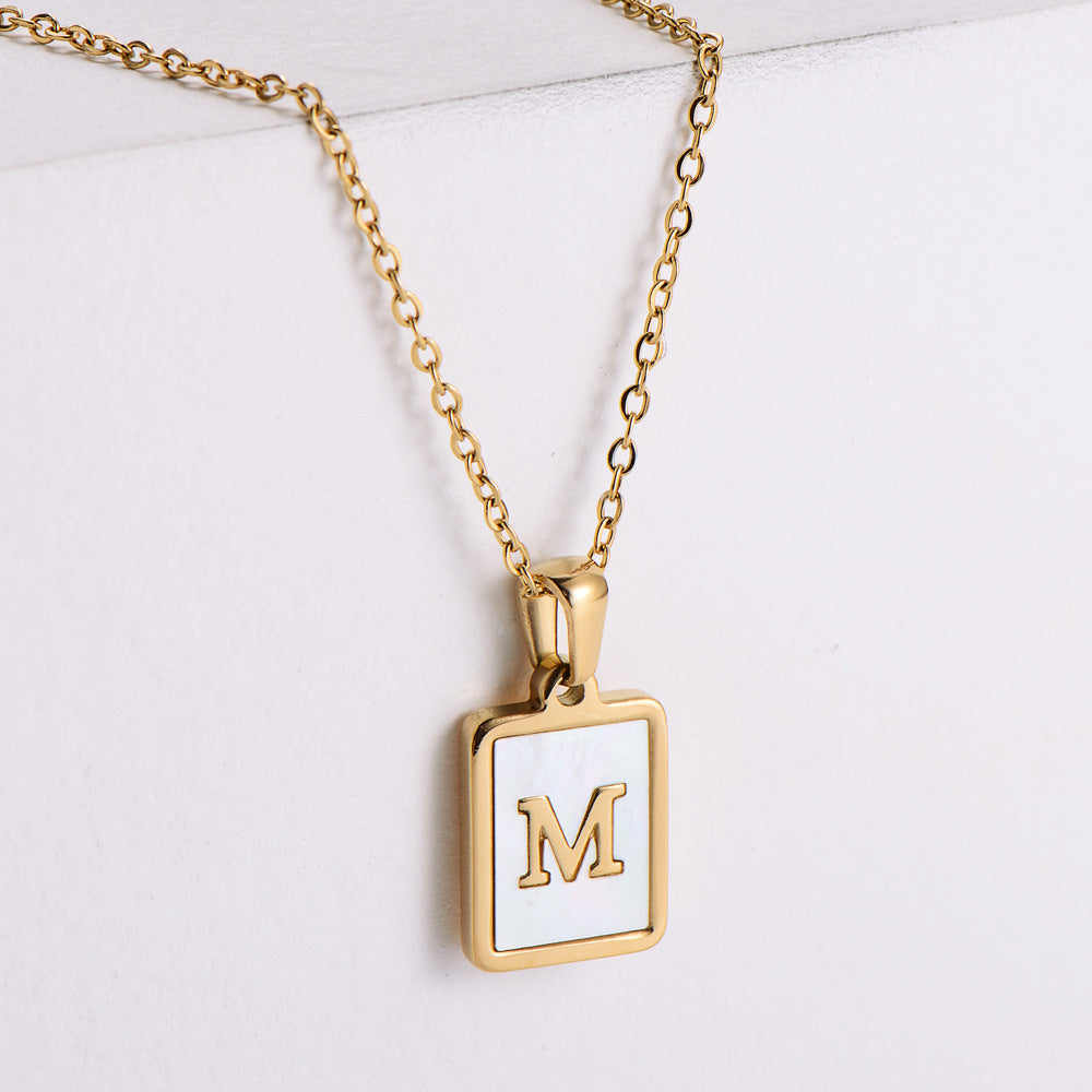 Integrity Letter Necklace