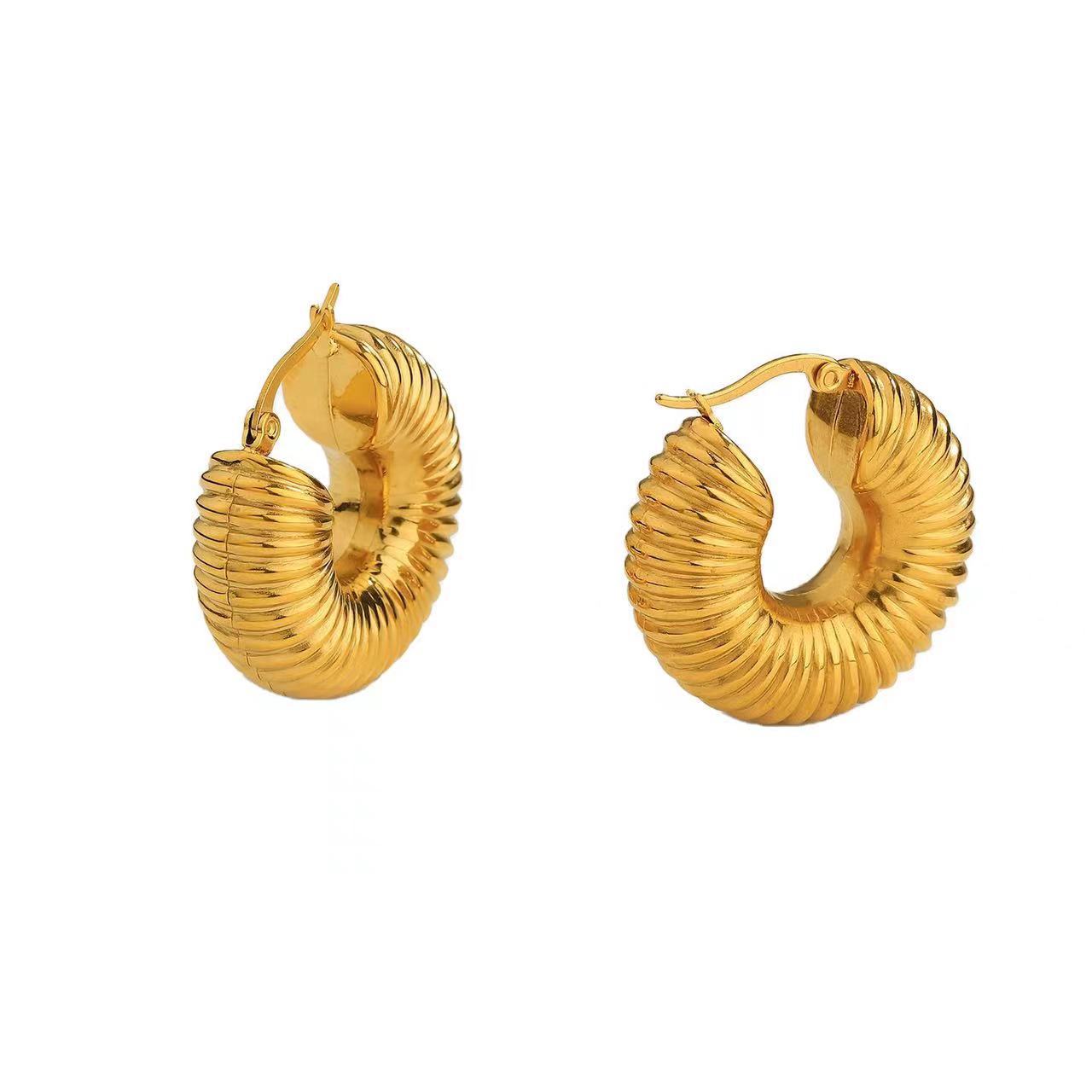 Rotate Hoop Earrings