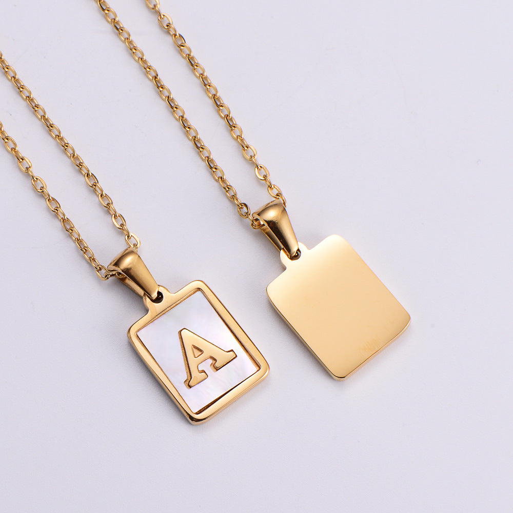 Integrity Letter Necklace