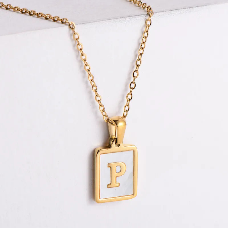 Integrity Letter Necklace