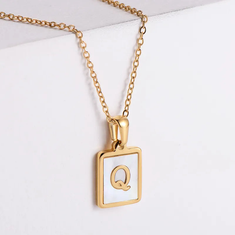 Integrity Letter Necklace