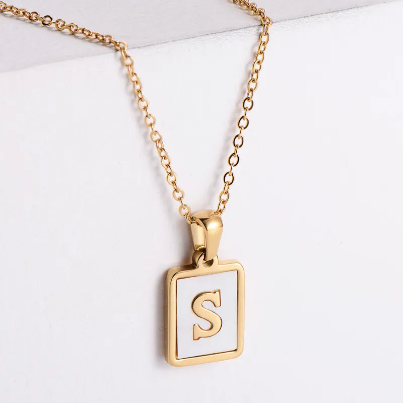 Integrity Letter Necklace