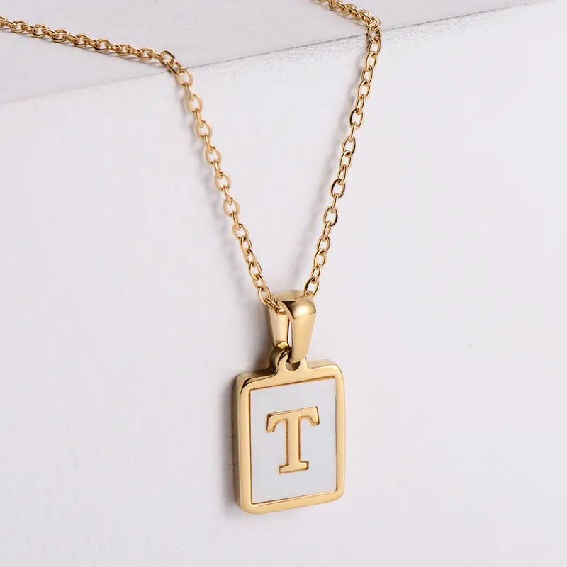 Integrity Letter Necklace