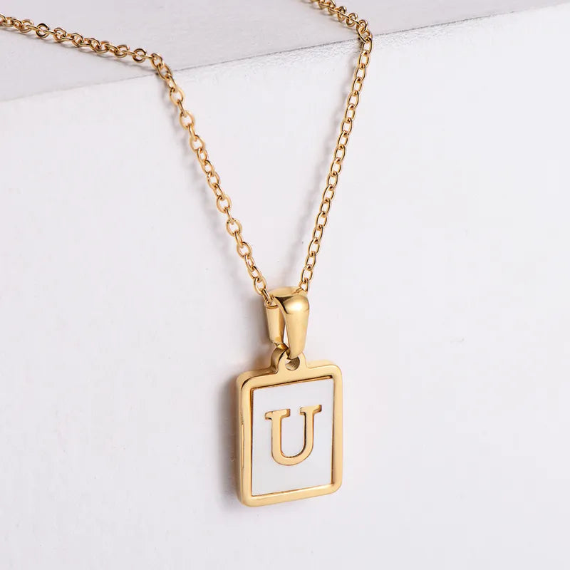 Integrity Letter Necklace