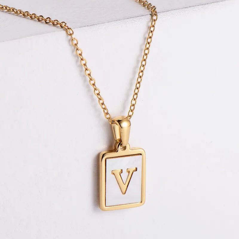 Integrity Letter Necklace