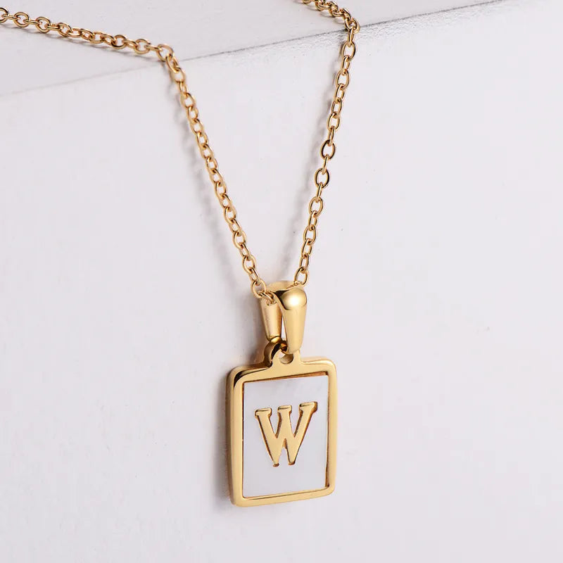 Integrity Letter Necklace