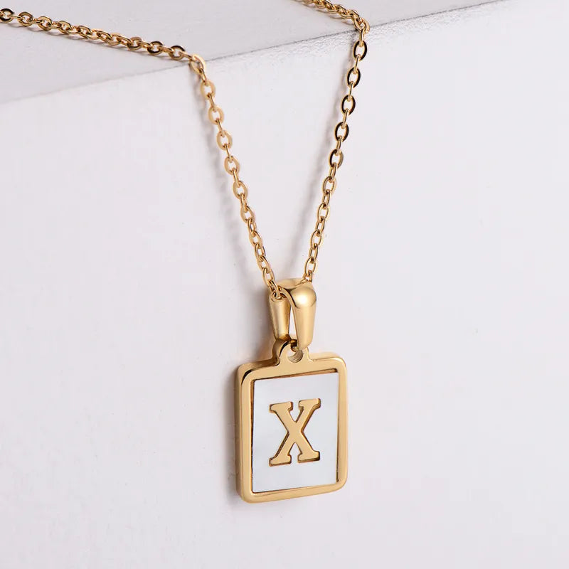 Integrity Letter Necklace