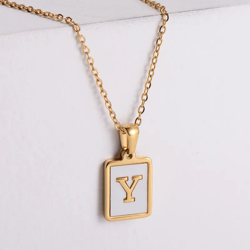 Integrity Letter Necklace