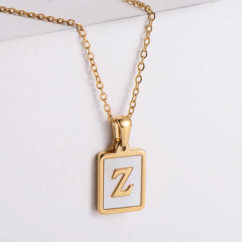 Integrity Letter Necklace